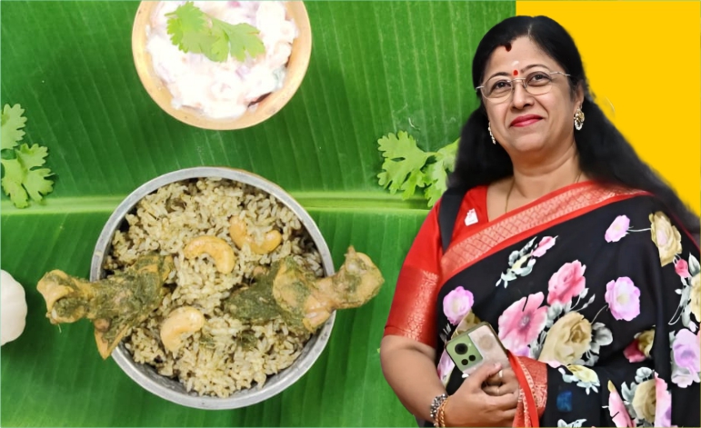 Shanthi’s Secret Green Biryani: A Rotarian’s Emerald Delight