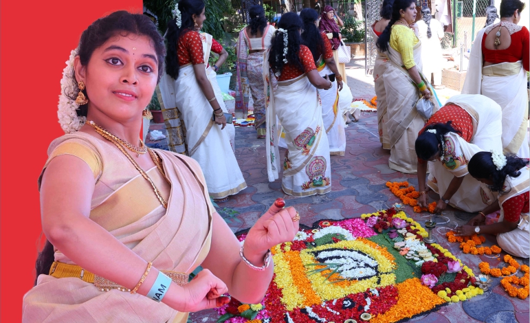 Petal Palettes: A Teen’s Dance Through Rotary’s Onam Pookolams By Nakshatra Pradeep